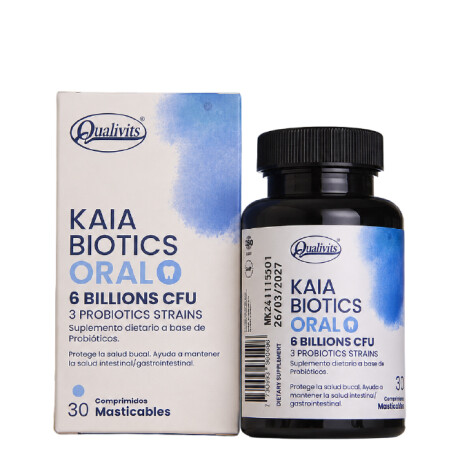 Kaia Biotics Oral 30 pastillas masticables Qualivits Kaia Biotics Oral 30 pastillas masticables Qualivits