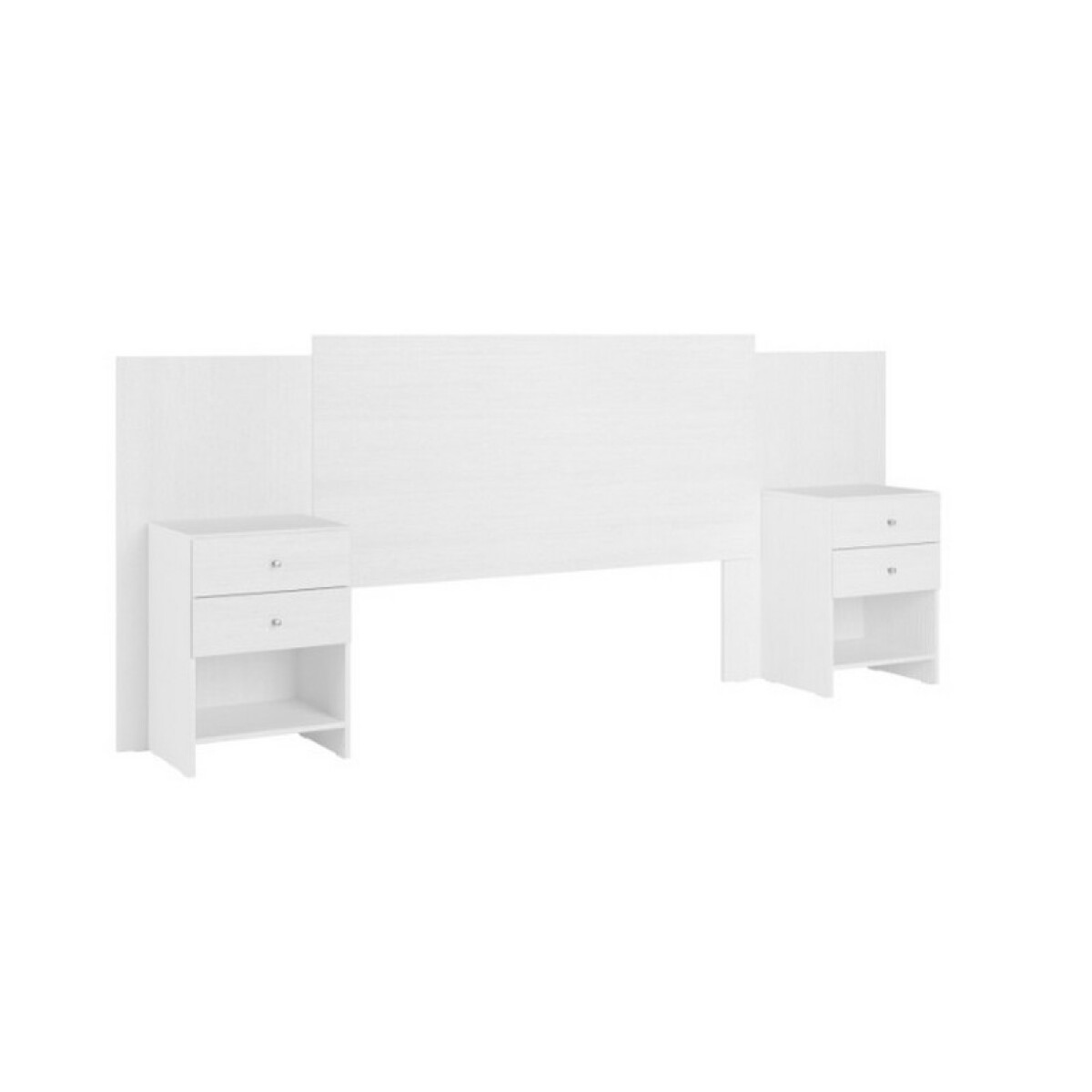 RESPALDO FORMOSA CON MESA DE LUZ BLANCO THB 