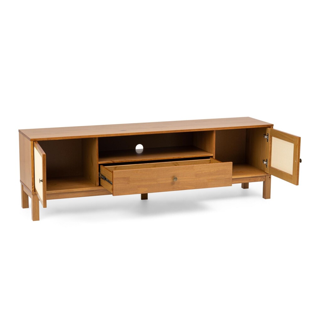 MUEBLE PARA TV MADERA MARRON PRAGA CARAMELO