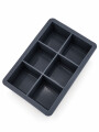 CUBETERA SILICONA 6 CUBOS GRIS