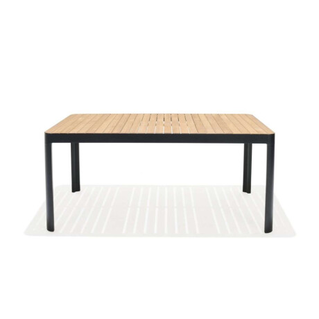Mesa Aluminio y Teca Portals 161x95cm