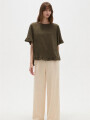 Blusa Abbas Verde Oliva Oscuro