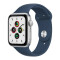 Apple watch se 44mm aluminum sport band Abyss blue