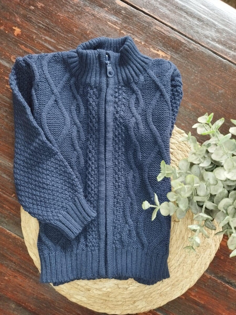 Saco Lana Azul 