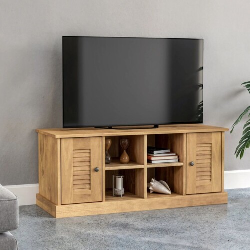 Rack de tv 2 Puertas 2 Estantes Linea Valenciana Natural Rack de tv 2 Puertas 2 Estantes Linea Valenciana Natural