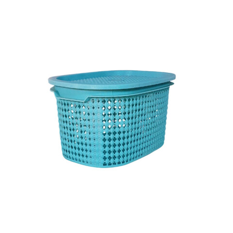 OUTLET Canasto Organizador c/tapa 25.7x19x12cm Outlet Canasto Organizador C/tapa 25.7x19x12cm