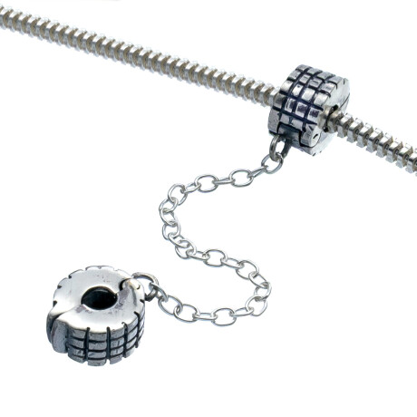 Cadena de Seguridad para pulsera plata 925 Cadena de Seguridad para pulsera plata 925