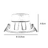 SPOT SMALU LED EMB. 9W 2700K BLANCO SPOT SMALU LED EMB. 9W 2700K BLANCO