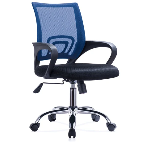 Silla de Oficina Mesh con Posabrazos AZUL