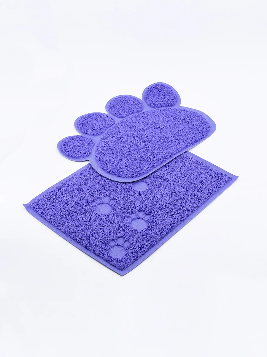 ALFOMBRA HUELLA SET X 2 - VIOLETA 
