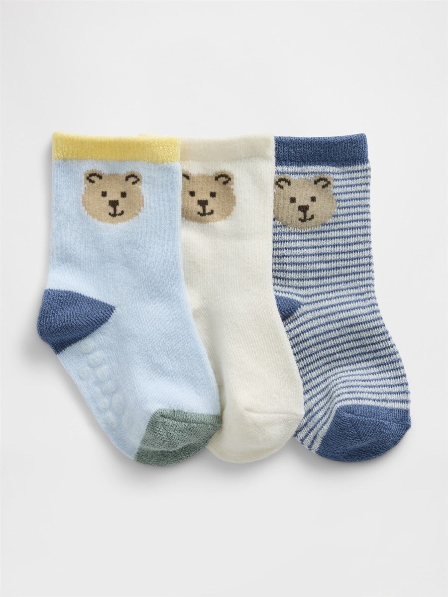 Medias Pack X3 Bebé - Colorblock 