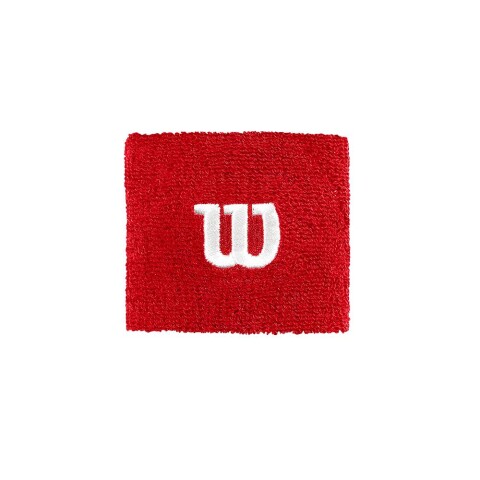 Muñequeras Tenis 1 Par Wristband W Unisex Red