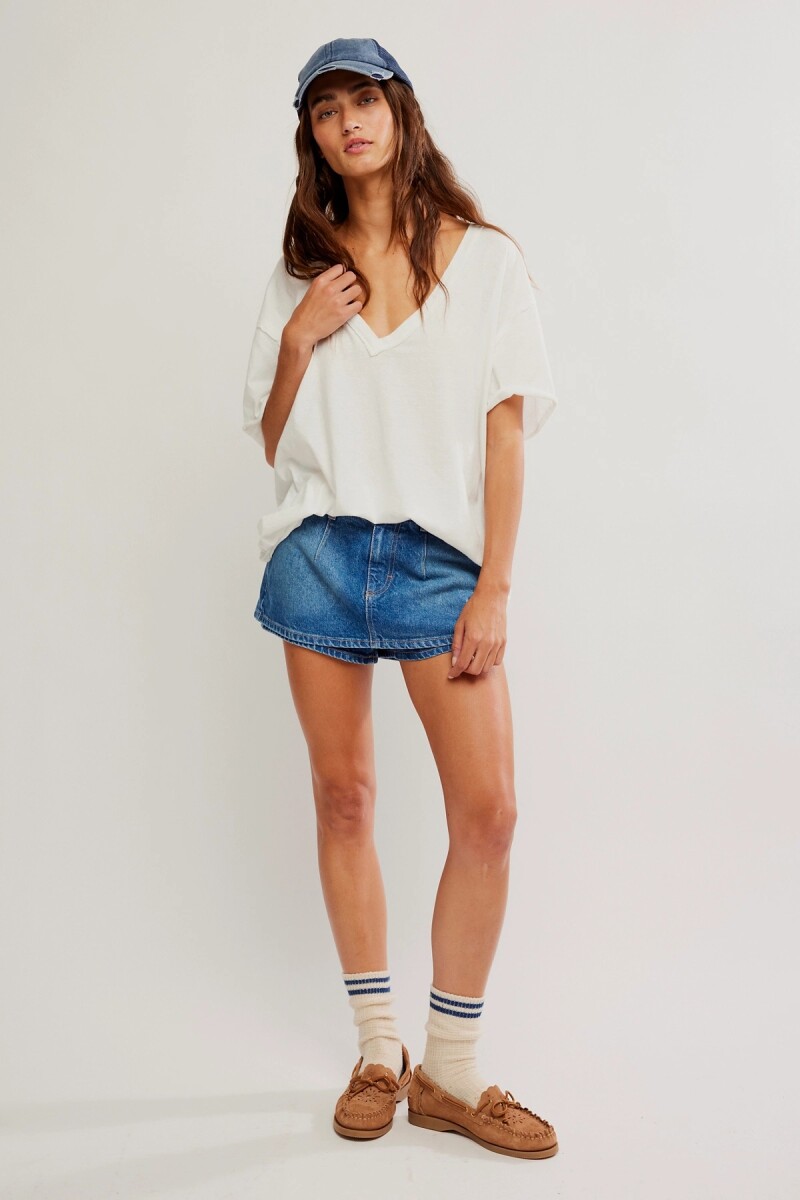 REMERA NINA V Marfil