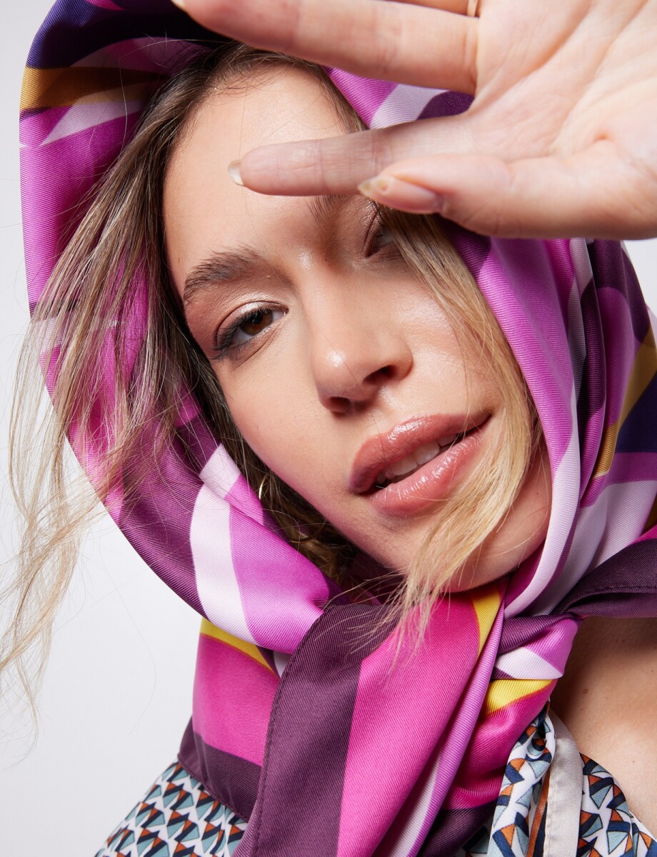 Pashmina Colors - Fucsia/multi 