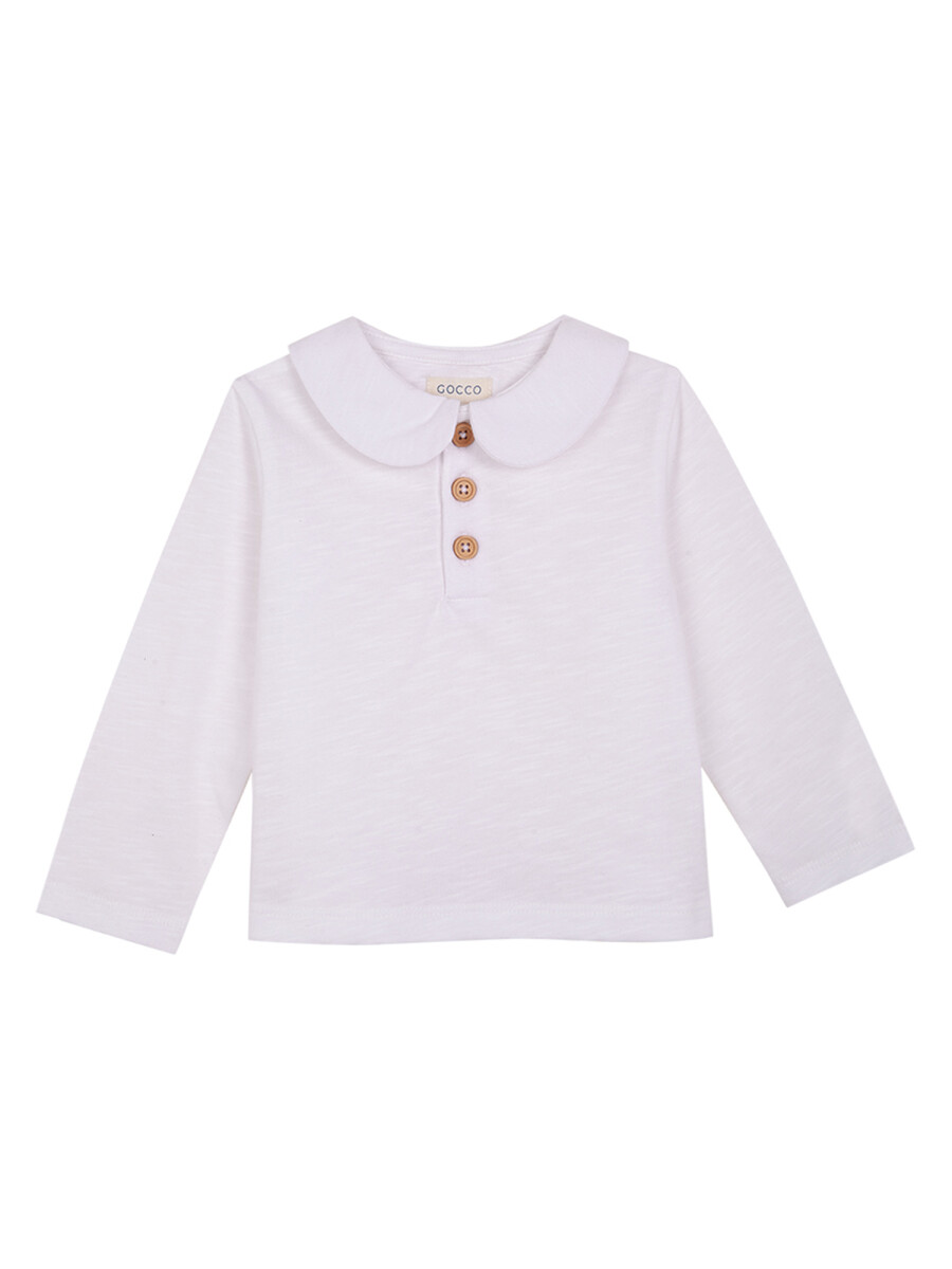 Camiseta Manga Lar Blanco Optico