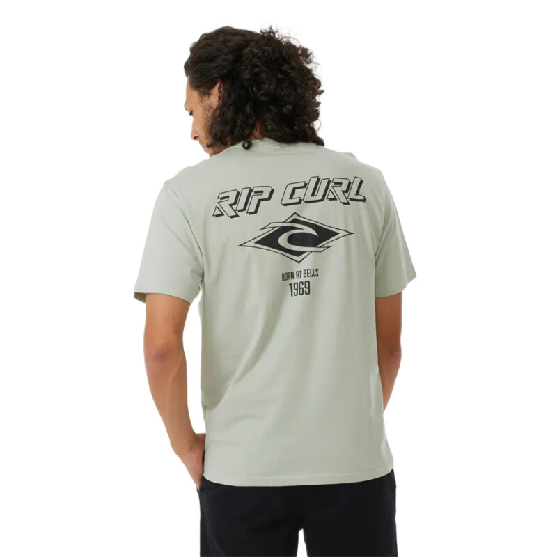 Remera Rip Curl Fade Out Icon Tee - Verde Remera Rip Curl Fade Out Icon Tee - Verde