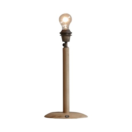 LAMPARA DE MESA TECA NATURAL-BEIGE MERCURY