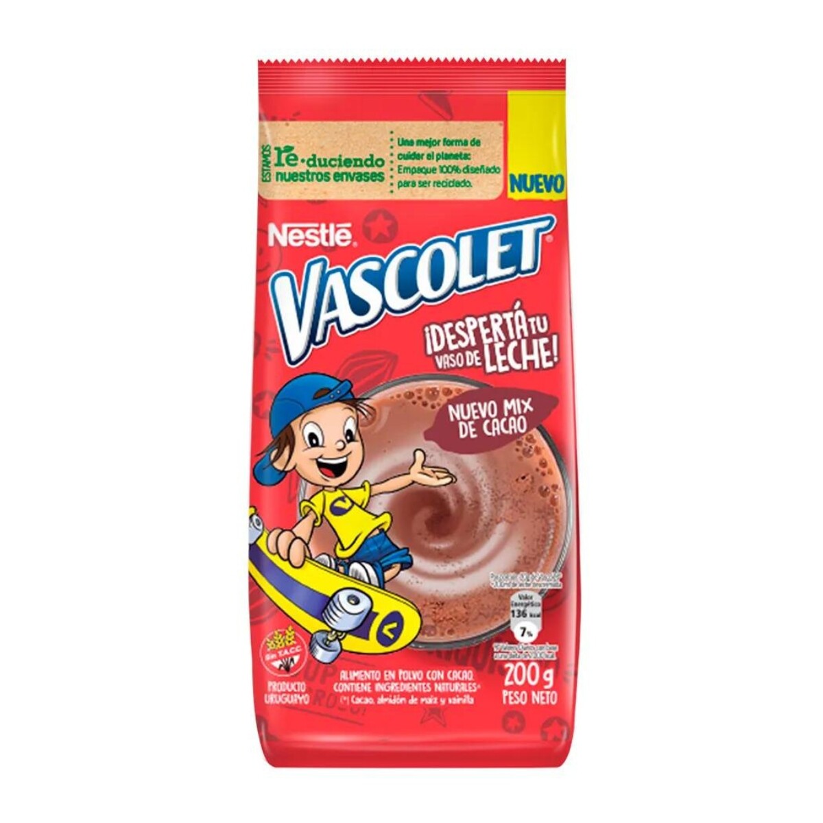 Cocoa en Polvo Nestlé Vascolet 200 gr 