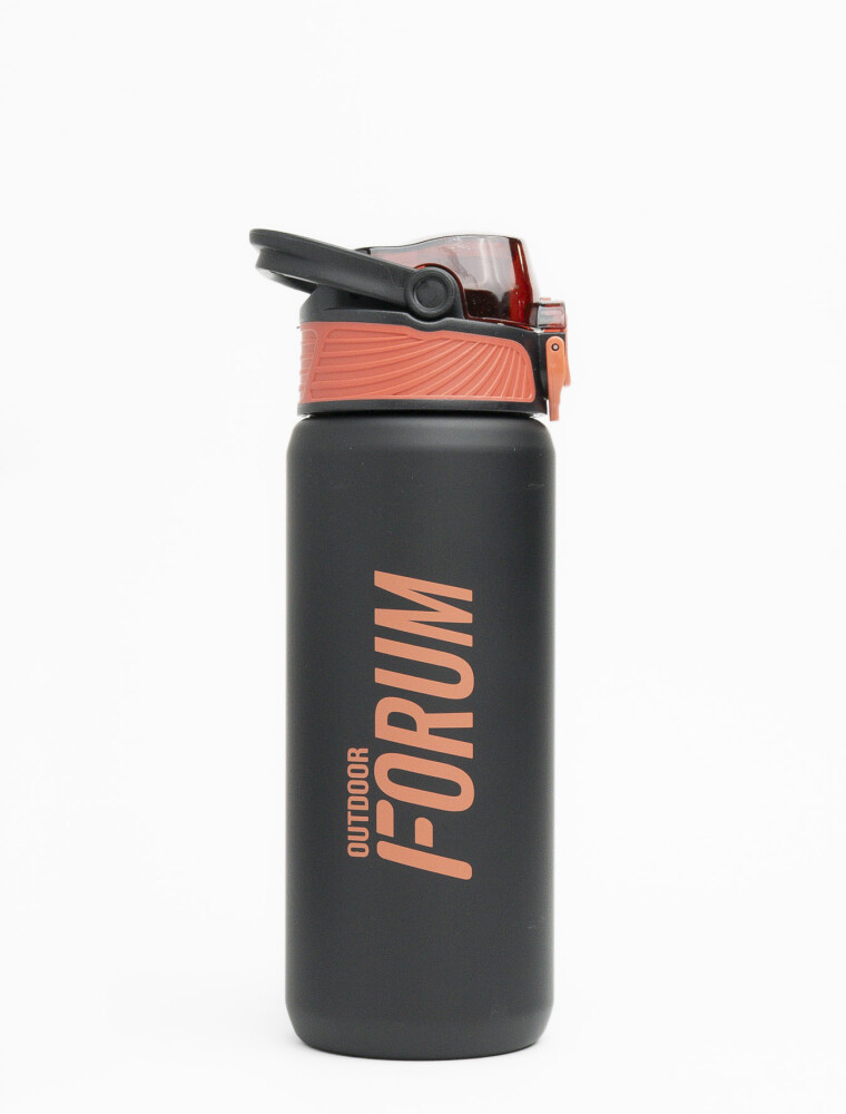 Botella engomada Active Negro/Rojo