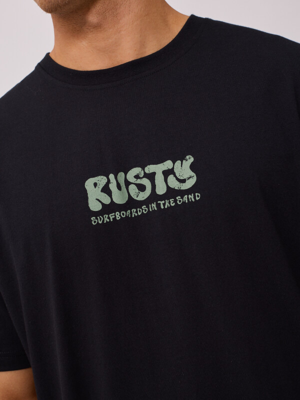 T-SHIRT FURTADO RUSTY Negro