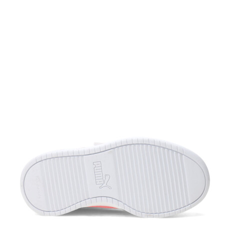 Championes de Niños Puma Rickie Ac Blanco - Salmón