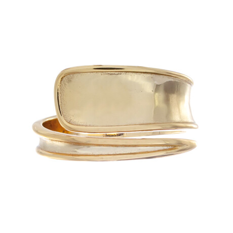 Anillo de plata 925 con baño de oro amarillo. Anillo de plata 925 con baño de oro amarillo.