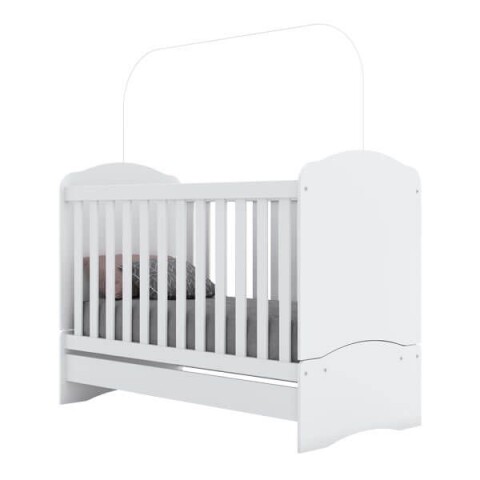Cuna Bala de Menta Mini-Cama Henn Blanco Cuna Bala de Menta Mini-Cama Henn Blanco