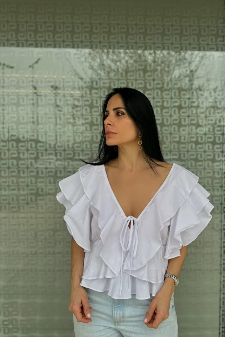 Blusa Laurel Blanco