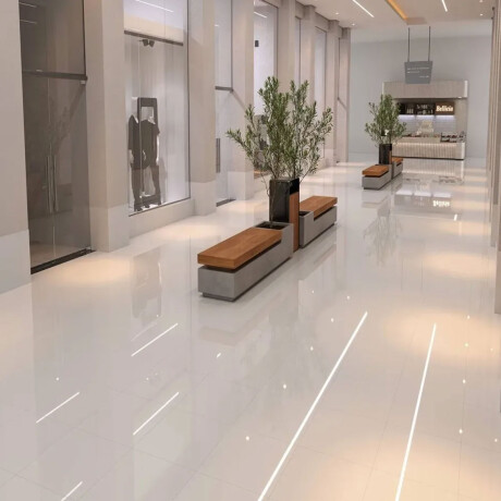 Porcelanato Beige Brillo Rectificado 62.5X62.5Cm Piso Pared GAMAS DE BLANCO