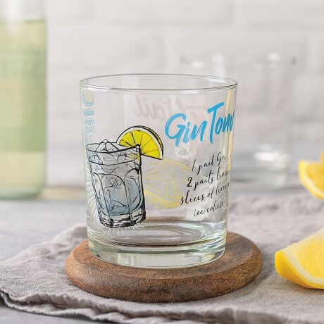 VASO DRINK GIN TONIC BLANCO