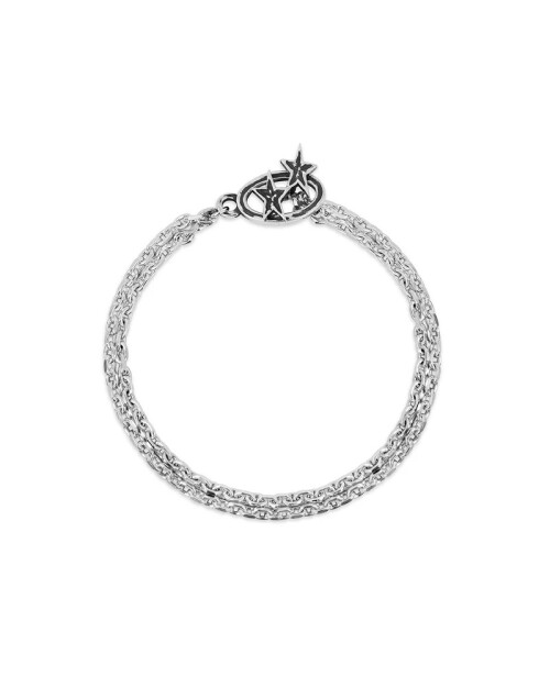 TwoJeys Pulsera Icon Double Chain Plata TwoJeys Pulsera Icon Double Chain Plata