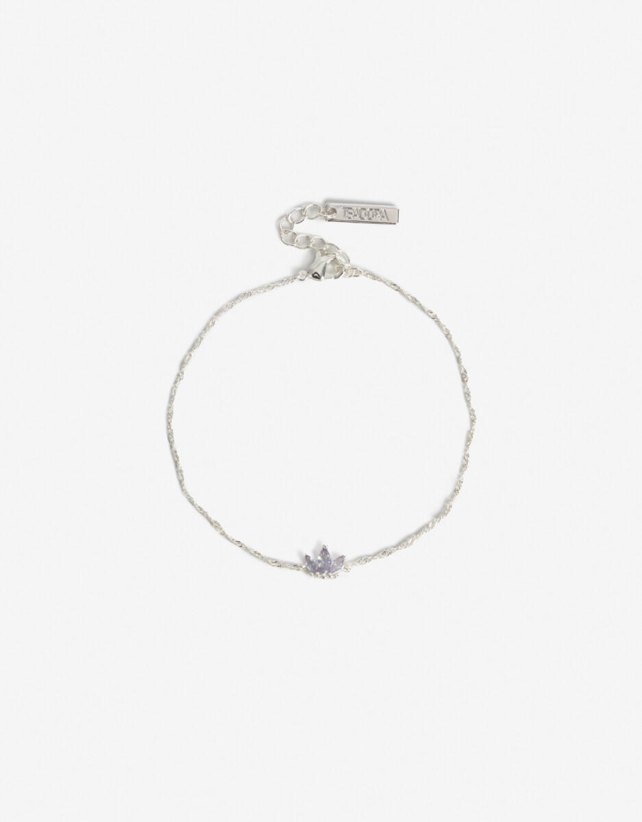 Pulsera Flexible Cubic Plateado 