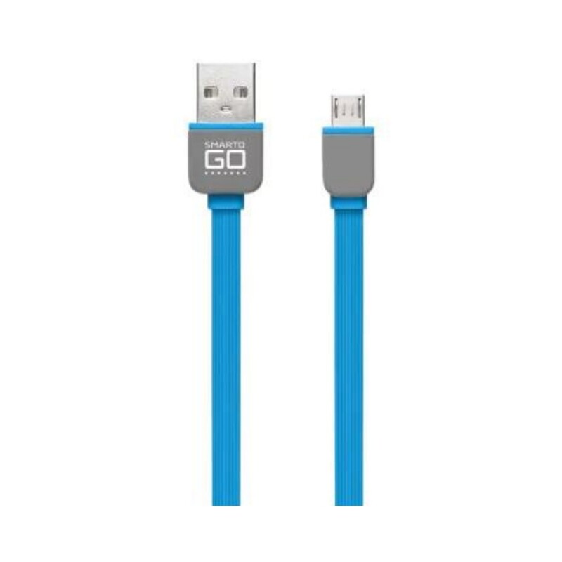 Cable De Datos Smartogo USB a Micro USB Flat WI312 2 Mts Cable De Datos Smartogo USB a Micro USB Flat WI312 2 Mts