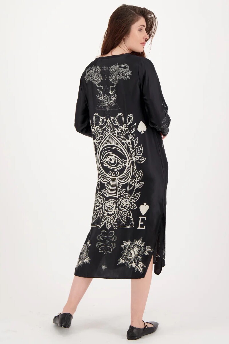 VESTIDO LARGO Negro