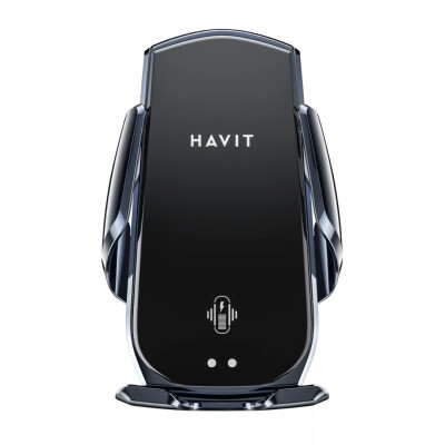 Soporte cargador inalambrico Havit W3034 p/ auto Soporte cargador inalambrico Havit W3034 p/ auto