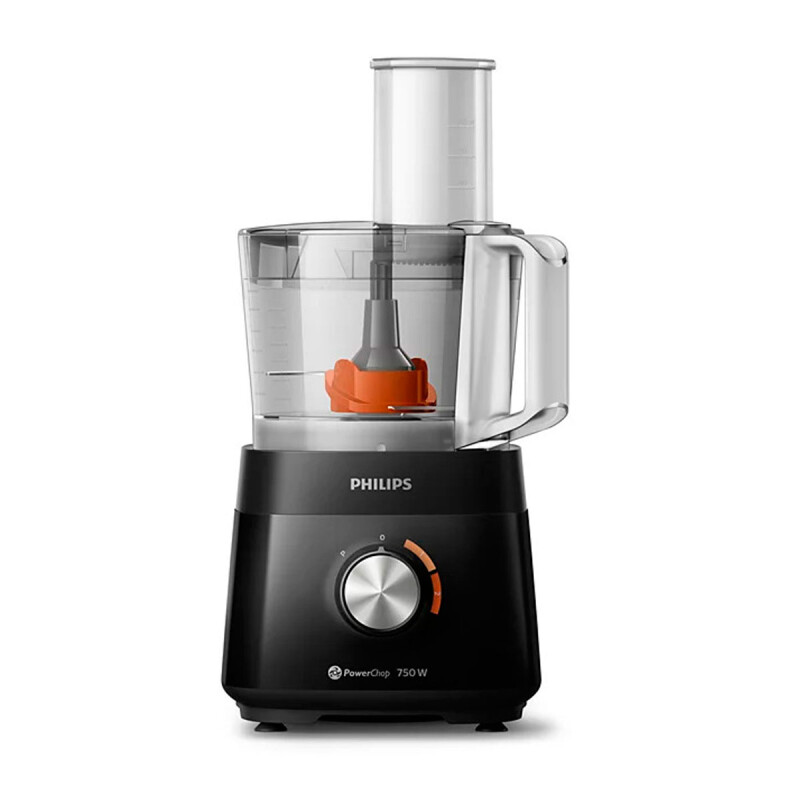 PROCESADOR PHILIPS HR 7302 -6 Accesorios- 750W -Negro N/A
