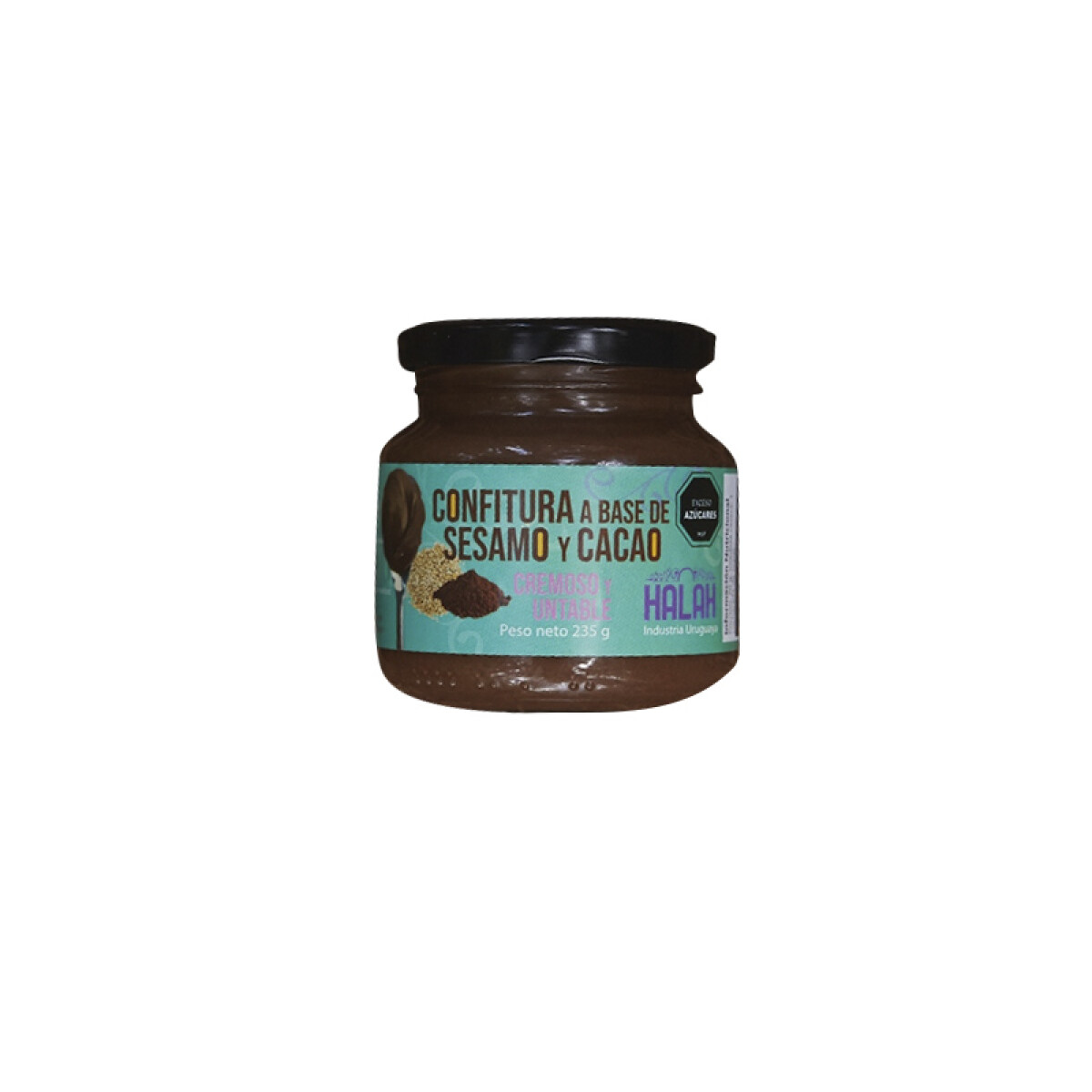 DULCE DE SESAMO Y CACAO HALAH 250G 