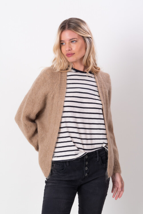 Cardigan en Mohair Beige