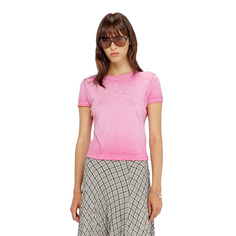 Camiseta Para Mujer T-Uncuties-Long-Aa2 Rosa