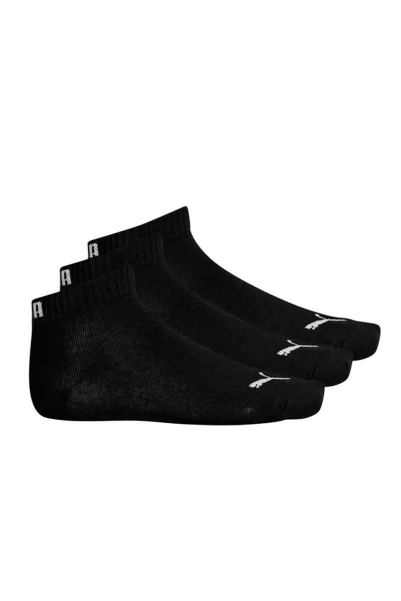 MEDIAS PUMA 3 PACK KIDS QUARTER Negro