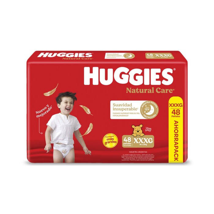 HUGGIES SUPREME XXXG AHORRP PAQ. X 48 UN única