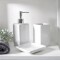 Set x3 piezas de baño en cerámica BLANCO