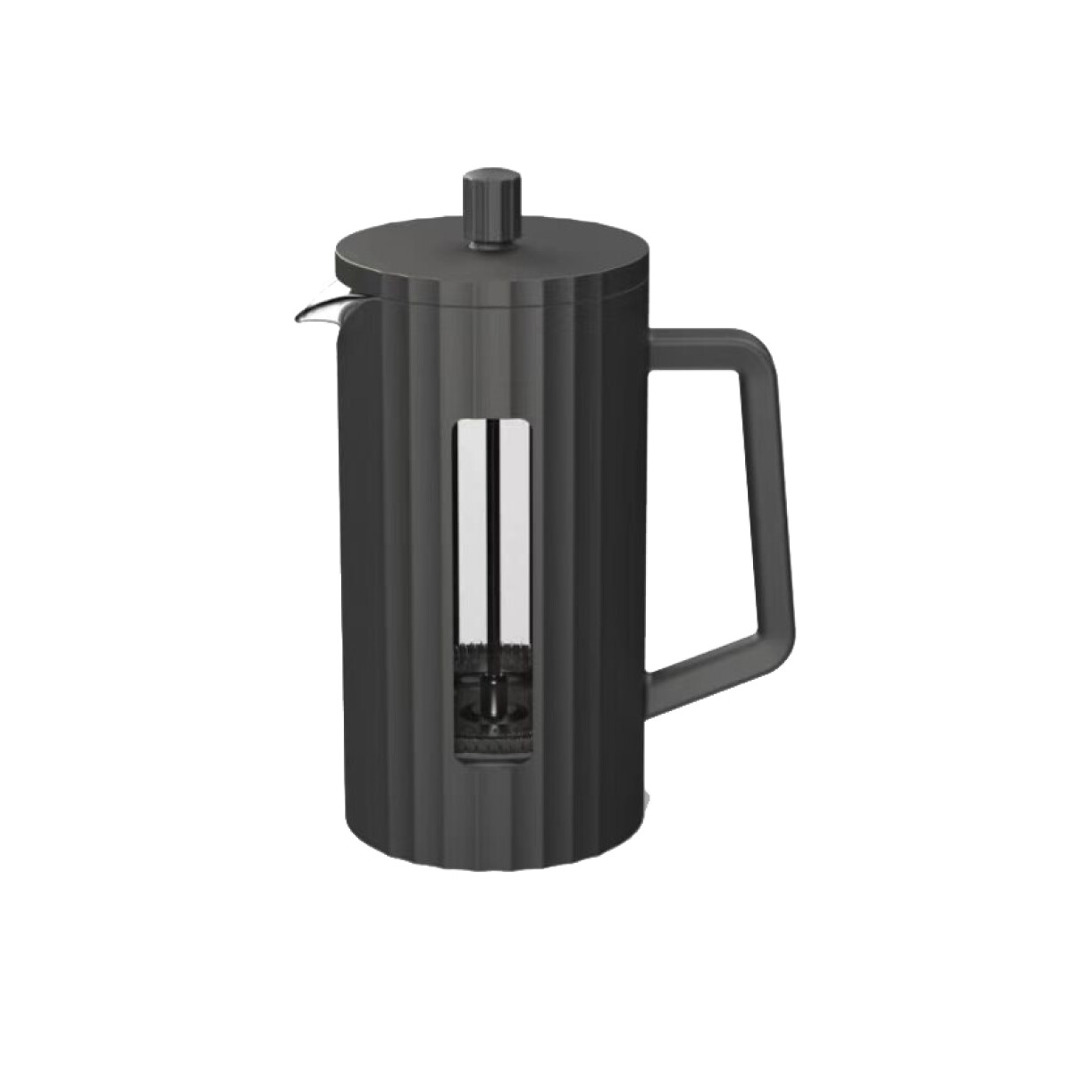 CAFETERA/TETERA FRENCH 350ML BOROSILICATO/PP NEGRO CATANIA 