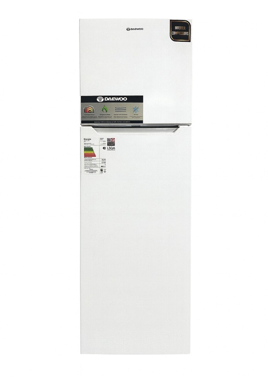 Heladera con freezer Daewoo | Inverter | No Frost | Color blanco 