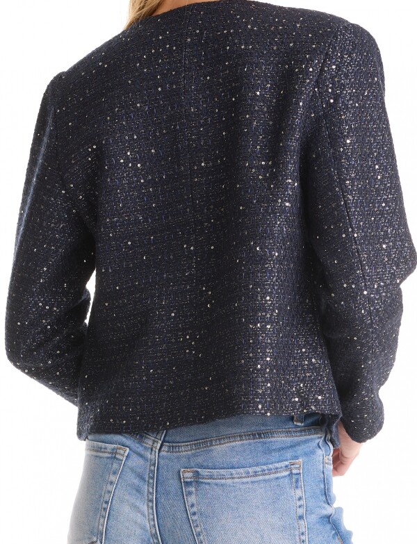 Chaqueta Tweed AZUL