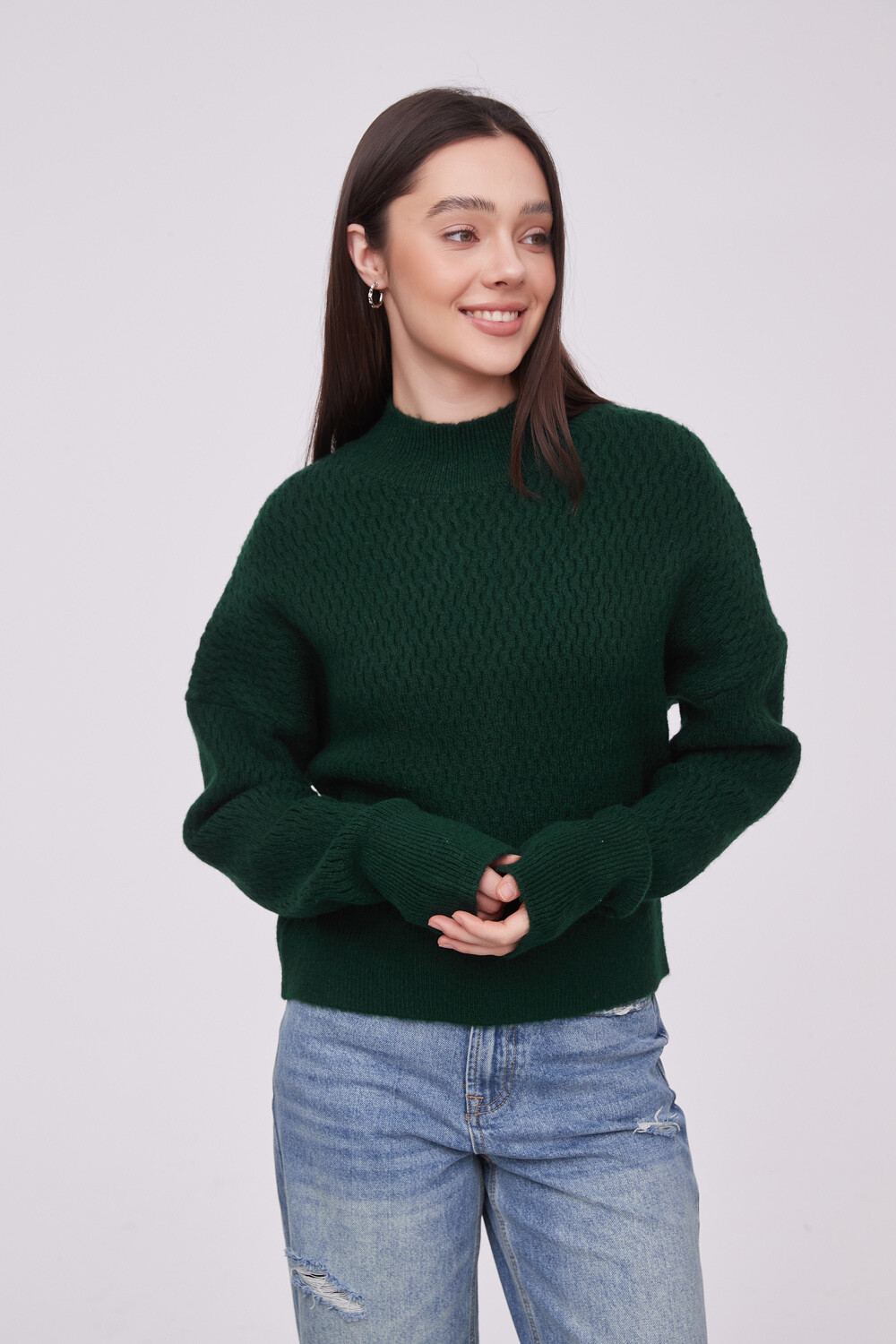 Sweater Ertina Verde Melange