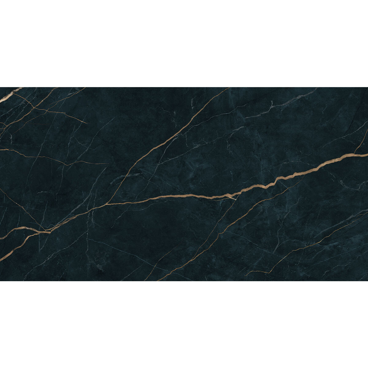 62X120 Ceramica Pulido Tipo Marmoleado Con Veta Dorada 