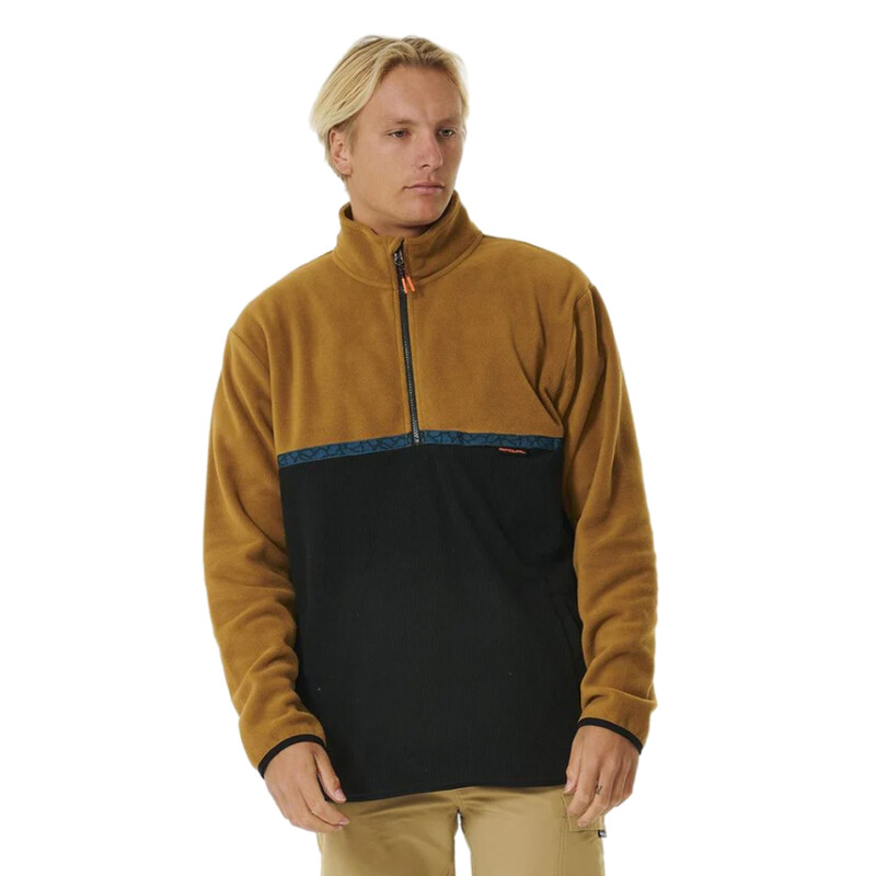 Canguro Rip Curl Journey Polar Fleece Crew Negro Canguro Rip Curl Journey Polar Fleece Crew Negro