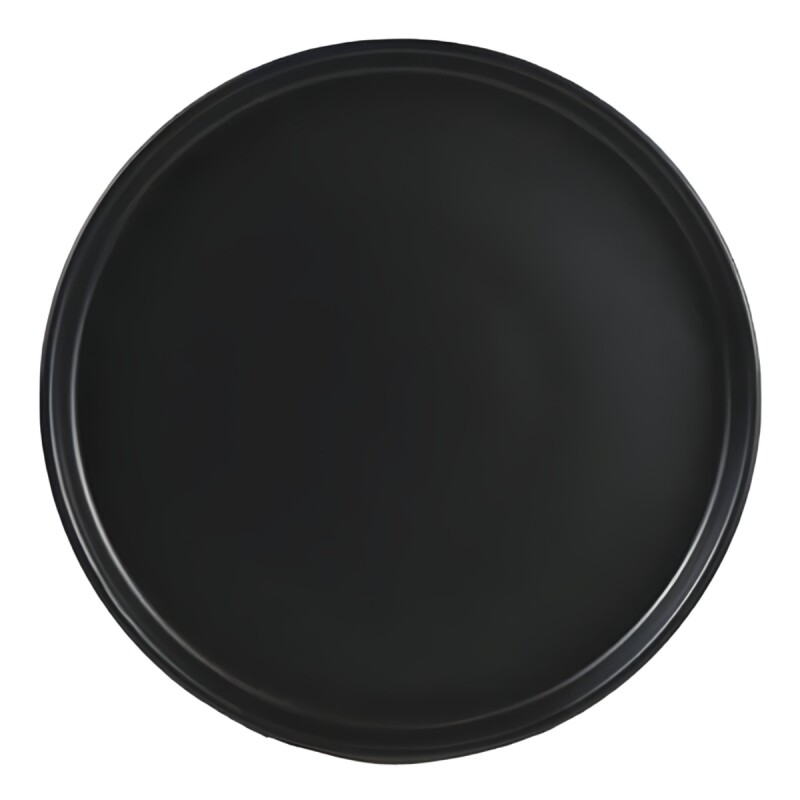 Plato de mesa Stoneware D26,5x2cm TOKIO NEGRO