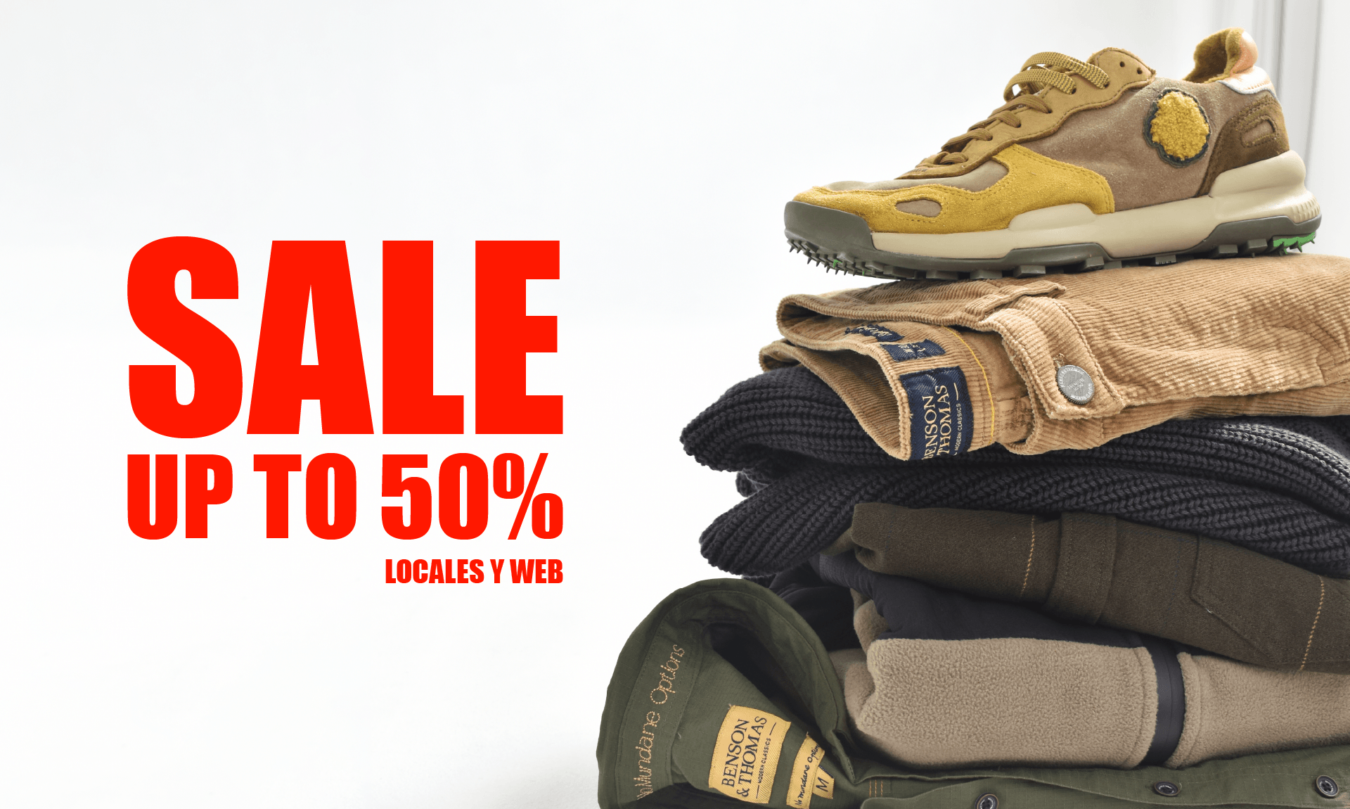 descuento, SALE, ropa de hombre, invierno y otoño